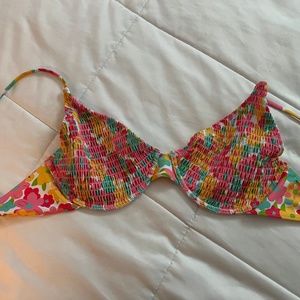 floral fun bikini top